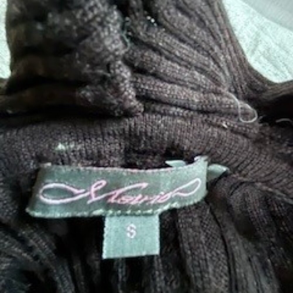 Metric Knits dressy long cardigan sweater